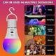 thumbnail image 4 of Rechargeable Light Bulb With Remote Control, 8W Smart RGB Color Changing Bulb, 9+3 Color Temperature, E27 LED Dimmable Touch Control Bulbs With Timing, 4 of 5