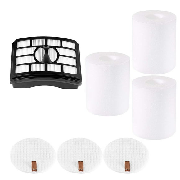 Billuyoard Juego de filtros de vacío de 7 uds, filtro de bajo ruido, pieza de repuesto reutilizable lavable Xff500 Xhf500 para juego de filtros Shark NV500 Suministros de limpieza para el hogar Billuyoard HA004675-00