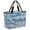 Blue,White,Sky, variant on Navy Blue Anchor Nautical Beach Bag for Women, Large Breathable Mesh Beach Tote Bag, Coastal Rudder Beach Sandproof Lightweight Travel Bags for Vacation Picnic Swimming Pool 15.7"x15.7"x9.1"
