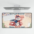 thumbnail image 4 of Democratic Persian Cat Making Meow Count Election 2024 Desk Mat Full Keyboard Mouse Pad Cat Lover Kitten Owner Gifts Large Mousepad - 01001, 4 of 5