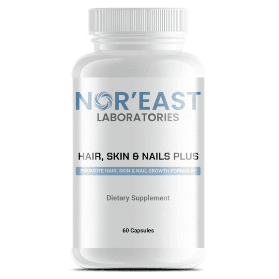 Nor'East Laboratories Hair Skin and Nails Plus  – Dietary Supplement, 60 Count