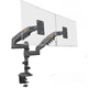 thumbnail image 1 of NB Ergonomic Soporte para 2 Monitores de 17"-35" |  Ajustable con Giro, 1 of 8