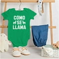 thumbnail image 3 of Como Se Llama Alpaca Animal Humor Romper Boys or Girls Infant Baby Brisco Brands 6M, 3 of 6