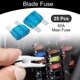 thumbnail image 2 of Fusible Maxi de 60A de Unique Bargains, fusibles de estilo cuchilla de reemplazo para automóviles, barcos, camiones, SUV, RV, motocicletas, 25 piezas, 2 of 7