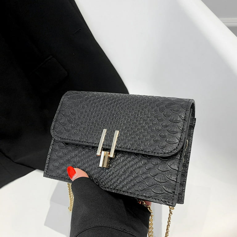 SYCNB Black Small Side Shoulder Bag Crossbody Bag For Men Women Mini  Messenger Bag Satchel Bag Travel Purse Wallet Passport Holder Bag- Unisex 