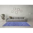 thumbnail image 3 of Ahgly Company Indoor Rectangle Abstract Blue Modern Area Rugs, 7' x 9', 3 of 4