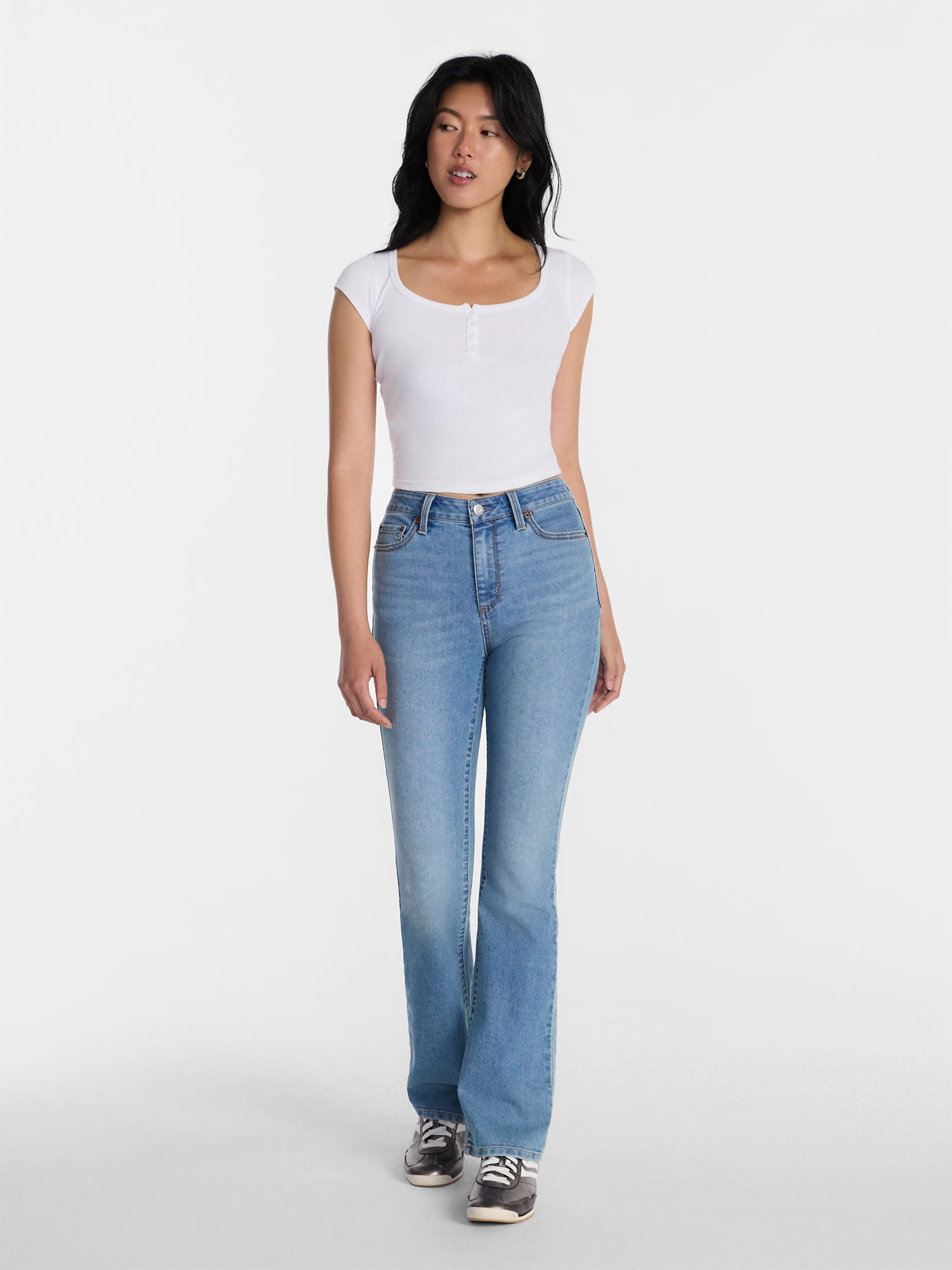No Boundaries Stretch Denim Bootcut Jeans, 34" Inseam, Women's Sizes 00-20