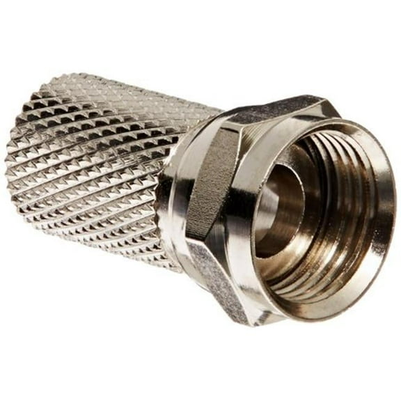 NSI Industries FC6T Coax Connector Twist - F-RG6 - Pack of 2