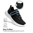 thumbnail image 3 of BURUDANI Kids Tennis Shoes Boys Girls EZ-Ons FunRun Breathable Running Athletic Sneakers, 3 of 6