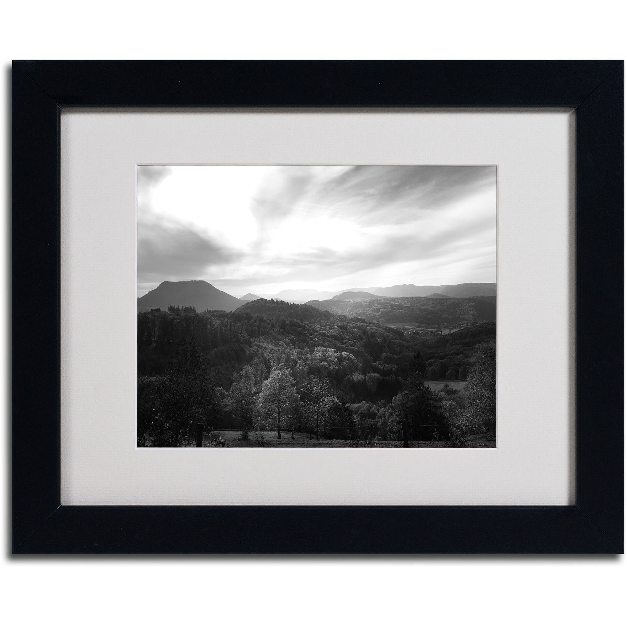 Trademark Fine Art "Over the Lighting" Canvas Art by Philippe Sainte-Laudy, Black Frame