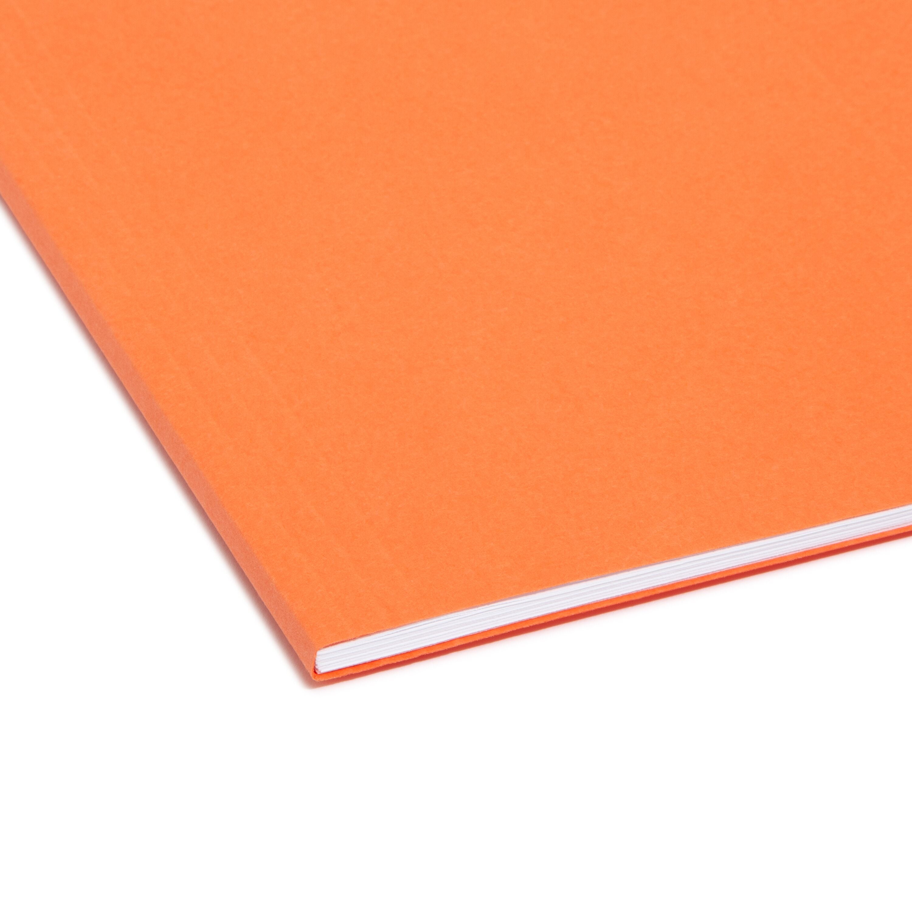Smead Hanging File Folder with Tab, 1/5-Cut Adjustable Tab, Letter Size, Orange, 25 per Box (64065)