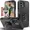 Black, variant on Starshop Motorola G Play 2026 Case Phone Cover Shockproof Ring Stand With Glass Screen - Purple