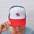 thumbnail image 6 of CafePress - Pepsi Modern - Adjustable Unisex Printed Trucker Hat with Mesh Back, 6 of 10