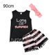 thumbnail image 1 of Qarigey luethbiezx EE. UU., 3 uds., camiseta de verano para niño pequeño y niña, conjunto de ropa corta, novedad conjuntos de ropa Negro 90cm, 1 of 6