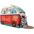 thumbnail image 2 of American Cat Club Cat House with Scratcher & Catnip included - Retro Van, 2 of 5