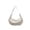 White, variant on Women's Nylon Crescent Dumpling Bag - Large Capacity Crossbody & Shoulder Bag with Pleated Tassels, Water-Repellent, Stylish Design for Commute, Shopping & Daily Use Green