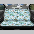 thumbnail image 5 of KUIFORTI Aztec Seat Covers for Cars, Automotive Seat Covers with Back Seat Cover for Car SUV Trucks Carseat Protector Car Seat Cover Set of 4 Pieces, Turtle Starfish Blue, 5 of 6