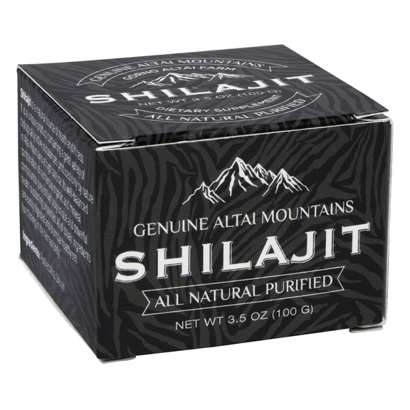 Sayan Authentic Shilajit Resin - Organic Fulvic Acid - Herbal Supplement - 660 Servings (100g)
