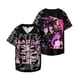thumbnail image 1 of Pop cazadora para niña Boys Girls Fashion Round-Neck Group Panels T Shirt （Navy）, 1 of 4