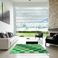 thumbnail image 7 of Ahgly Company Machine Washable Indoor Rectangle Transitional Green Area Rugs, 8' x 10', 7 of 7