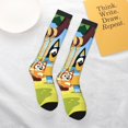 thumbnail image 6 of Saiise Bluey Funny Socks Men Women Boys Kids Adults Novelty Graphic Crew Tube Socks Crazy Design Casual Dress Socks for Sports,Running,Travel, 6 of 7