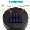 thumbnail image 4 of 2 Mode Solar Wall Light, Outdoor Solar Fence Light Warm Cold White Safe Waterproof Non Wiring  For Yard, 4 of 8