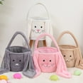 thumbnail image 7 of XEOVHV Easter Egg Hunting Baskets, Plush Easter Bunny Baskets with Long Plush Ear Personalized Bunny Easter Buckets Gift Bags for Kids Boys Girls Easter Tote Bags for Easter Decorations Candy Gifts…, 7 of 7