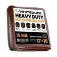 thumbnail image 3 of (2 pack) WHITEDUCK 12' x 16' Heavy Duty Tarp Cover Waterproof - 16 Mil Brown, 3 of 10