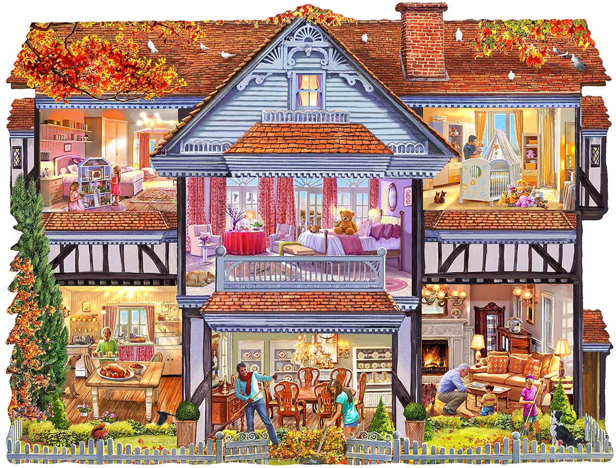 Willow Creek Press Unicornucopia 1000 Piece Jigsaw Puzzle - Dean Russo Art