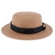 thumbnail image 4 of Sombrero Fedora Sunnimix para hombres Sombrero de jazz plano, 4 of 8