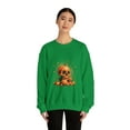 thumbnail image 3 of Pumpkin Skull Dot Day Unisex Heavy Blend™ Crewneck Sweatshirt, 3 of 7
