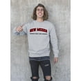 thumbnail image 2 of New Mexico Gothic Font Sweatshirt Men -Image by Shutterstock, Male x-Large, 2 of 4