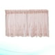 thumbnail image 4 of EeaseMX Cortina corta de encaje, media cortina para ventana, transmisión de luz, para el hogar, cocina, balcón, 130 x 41 cm, color rosa, 4 of 7