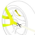 thumbnail image 4 of Porotmotor Motorcycle Strap Rear Wheel Transport Balance Tire Straps in Fluorescent Yellow, 4 of 6
