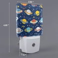 thumbnail image 2 of Pofeuu Planets and Stars Print Night Lights Plug into Wall with Dusk-to-Dawn Light Sensor, LED Nightlight for Bathroom, Adult, Hallway-EU, 2 of 7