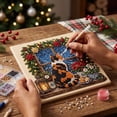 thumbnail image 6 of syligr Cat Christmas Diamond Art for Adults, Vintage Christmas Pearl Art Kits, DIY Pearl Diamond Kit, Animals Bead Crafts Ornament, Xmas Party Decorations for Mantel, Unique Gift/Favors, 6 of 7
