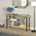 thumbnail image 5 of Evelyn&Zoe Holloway Rectangular TV Stand for TV's up to 65" in White Oak, 5 of 11