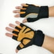 thumbnail image 3 of Guantes de fitness para hombres y mujeres, medio dedo, antideslizantes, con protección para la muñeca, de silicona, antideslizantes, transpirables, para levantamiento de pesas al aire libre, 3 of 5