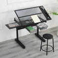 thumbnail image 6 of Drafting Table Desk Art Table - Art Desk Art Table Drawing Table Art Adjustable Drawing Table for Artists (Black Upgraded), 6 of 16