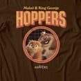 thumbnail image 3 of Disney Pixar Hoppers Mabel And George Circle Men's T Shirt (Dark Chocolate, S-3XL), 3 of 4