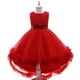 thumbnail image 2 of Vestido Para Niñas, Ropa Para Niñas Pequeñas, Vestido Para Niños Pequeños, Hilo De Red, Lazo, Fiesta De Cumpleaños, Vestido De Flores, Vestidos Para Niños, Rojo Odeerbi  LM103-3466, 2 of 5
