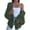 Green, variant on Lovskoo 2024 Cardigan Sweaters for Women Open Front Trendy Long Sleeve Warm Oversized Winter Outerwear Tops Green