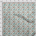 thumbnail image 4 of oneOone Silk Tabby Light Blue Fabric Florals Craft Projects Decor Fabric Printed By The Yard 42 Inch Wide, 4 of 4