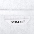 thumbnail image 3 of SEMAXE 4 Piecs Hand Towel Set. 600GSM Long-Staple Purcotton Towels for Bathroom, White, 3 of 5