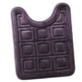 thumbnail image 1 of Clara Clark Bathroom Rugs, Velvet Memory Foam Bath Mat, Ultra Soft Non Slip and Absorbent - Waffled - Contour - Purple, 1 of 6
