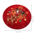 thumbnail image 2 of Santa Claus Christmas Carpet, Holiday Accent Rug, Soft Decorative Floor Mat, Seasonal Table And Sofa Area Carpet For Living Room Bedroom Entryway Festive Home Decor, 2 of 6