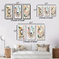 thumbnail image 4 of Designart "Geometry of Awakening Metamorphosis II" Modern Geometric Framed Wall Art Set Of 3 - Multicolor Abstract Frame Gallery Set For Office Decor, 4 of 7