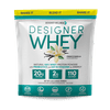 Designer Wellness, Designer Whey, Natural 100% Whey Protein Powder with Probiotics, Fiber, and Key B-Vitamins for Energy, Gluten-free, Non-GMO, French Vanilla, 4 lb