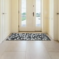 thumbnail image 4 of Ottomanson Non-Slip Hallway Runner Rug 20" x 59" Perfect for High Traffic Areas, Gray Triangles, 4 of 8