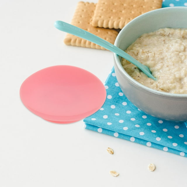 Phenofice Ensemble de 3 Assiettes à Succion pour Tout-Petits Assiette en Silicone Ronde Résistante Essentiels